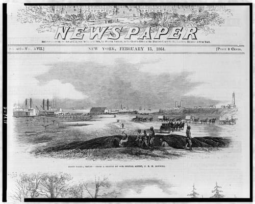 Can You Believe This Is What Point Isabel, Texas Looked Like During the Civil War? ⚔️🌊