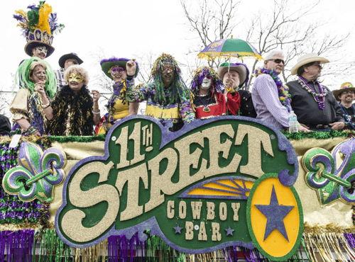 Cowboy Mardi Gras in Bandera, Texas